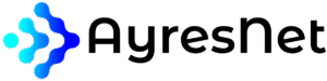 logo ayrenet con la palabra ayresnet en negro